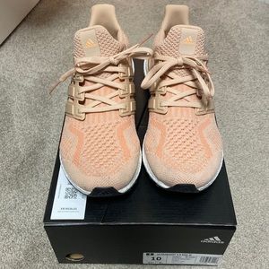 Adidas UltraBoost 5.0 DNA Running Shoe in Halo Blush/Ambient Blush